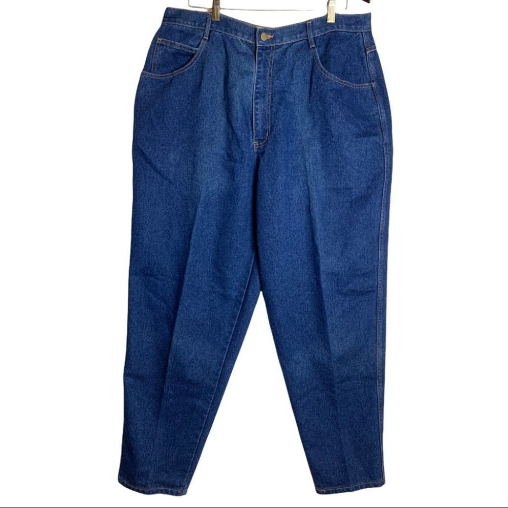 Vintage Perspective Ladies  Plus Blue Jeans Size Vintage 44
